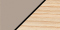 Color Swatch With Sandtone Exterior and a Maple Interior